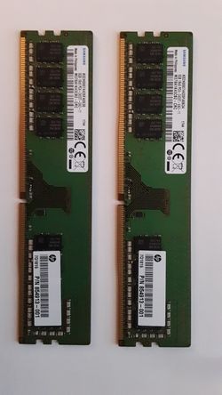 Samsung DDR4 16GB 2x8 Unbuffered DIMM Pair  Desktop PC Ram Memory