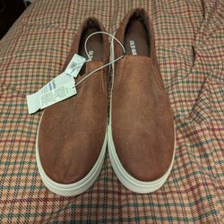 New Leather Slip On Loafer 