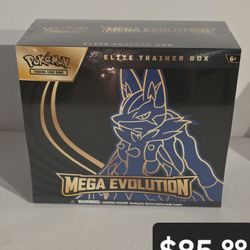 Pokemon Cards Mega Evolution Lucario Elite Trainer Box