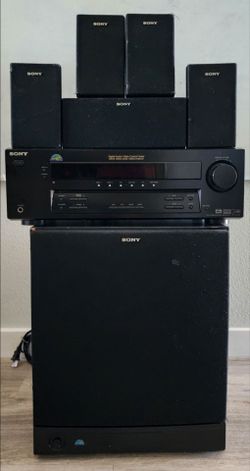 SONY 5.1 ENTERTAINMENT CENTER W/ 12" SONY POWERED SUB