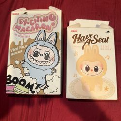 POP MART LABUBU Secret Have A Seat, And Exciting Macaron