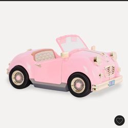 OG girl Pink convertible Car
