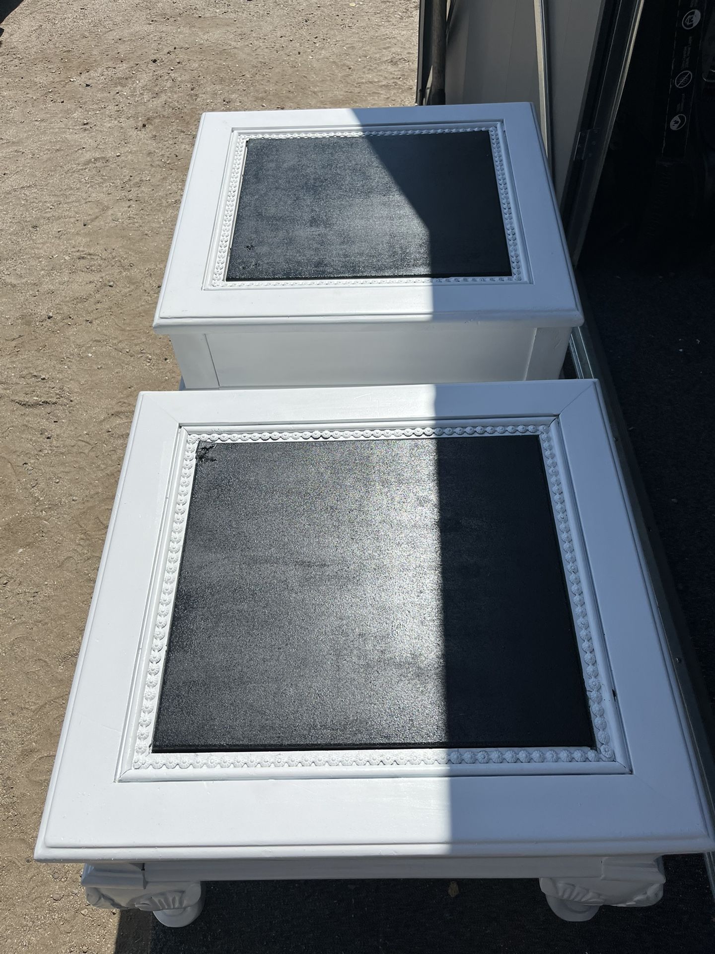 Fresh Coat Of White (flat) Paint . One Coat Of Clearcoat (semigloss)