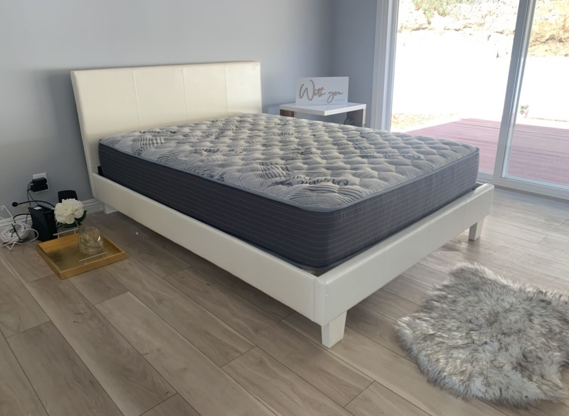 $399 Brand New Queen Bed Frame With Mattress (Read Description Below)