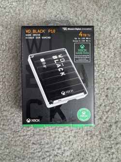 WD Black P10 Game Drive (4TB Xbox Portable Hard Drive) BRAND NEW!!
