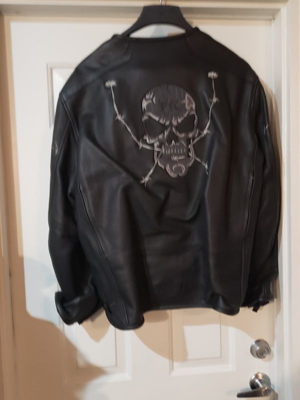First Racing motorcycle leather jacket for Sale in Smyrna ...