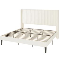 King Size Velvet Bed Frame