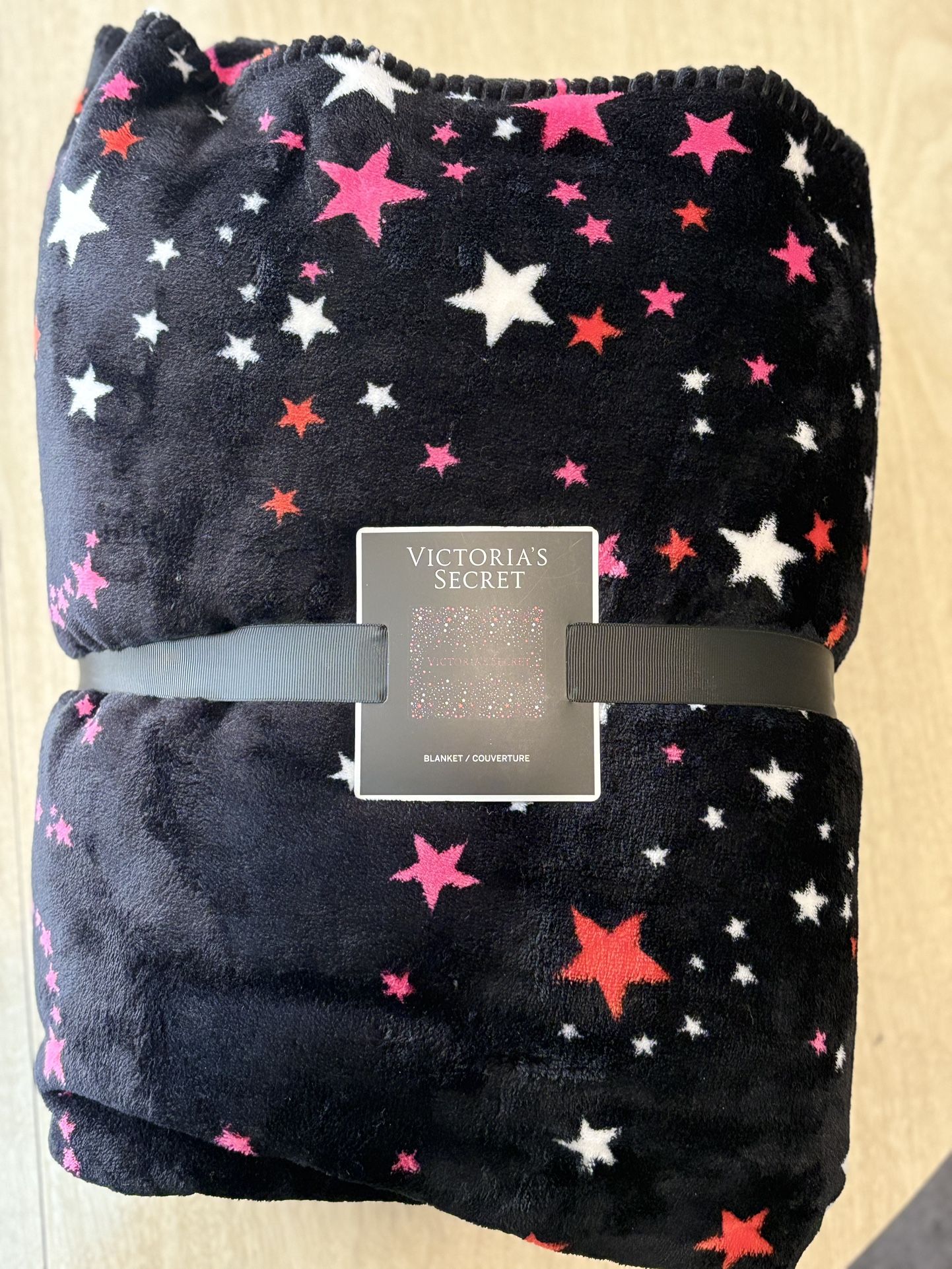Victoria's Secret Stars Sherpa Blanket