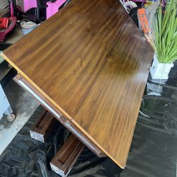 Used Wood Dining Table Table With Extension