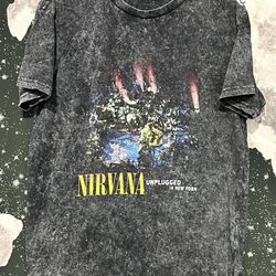 Nirvana Unplugged New York Band Shirt 
