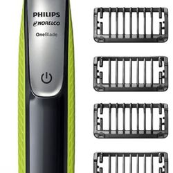 Philips Norelco OneBlade Face + Body Hybrid Electric Trimmer and Shaver, QP2630/