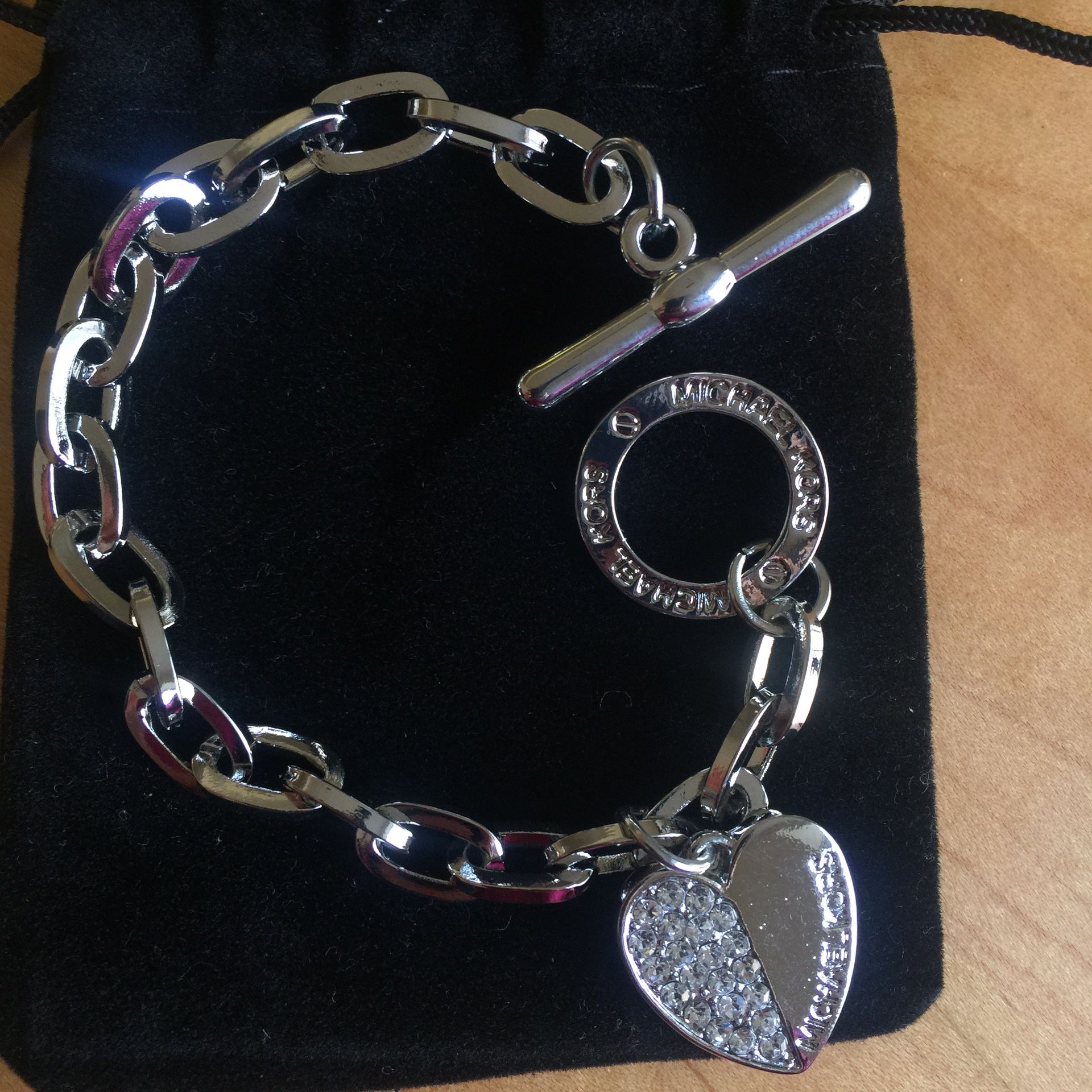 Mk Michael kors heart bracelet