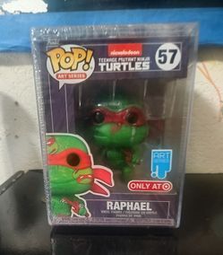 Funko Pop TMNT Raphael #57 Art Series - Factory Sealed Target Exclusiver