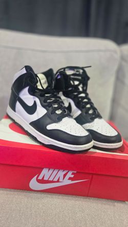 Nike Dunk High Black and White Sneakers Mens sz 10