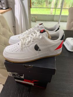 Nike Air Force 1 Low White Gum Sole Sneakers