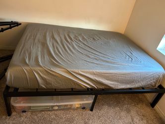IKEA full size metal bed frame mint condition