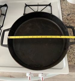 Large Cast Iron Griddle Pan 14 Inch