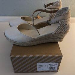 Women’s Size 7.5 NEW Soludos Wedge Sandals