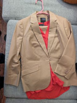 Women's Outfit Medium Suit With Shirt And Pants