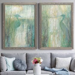 2pc Framed Canvas Set