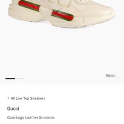 Gucci Logo Leather Shoes (Size 10.5 US/ 9.5 UK) New Condition 100% Authentic 1x Wear [ Read Description]
