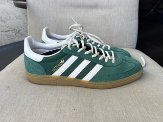 adidas Handball Spezial Green White Gum Men's Size 10 Suede