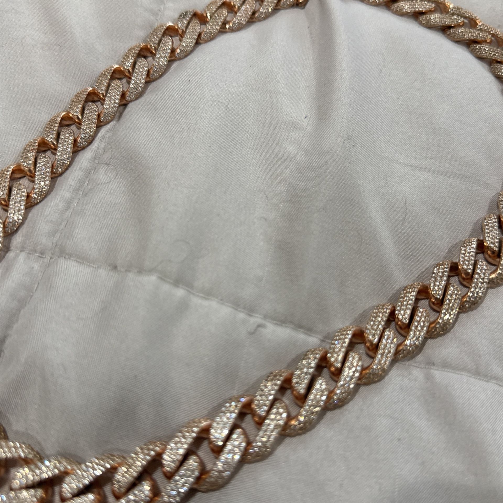 cuban link rose gold chain that i bought for 500$