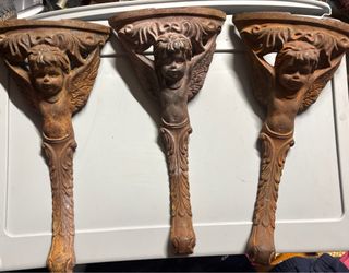 Cast iron cherub legs - salvage diy replacements