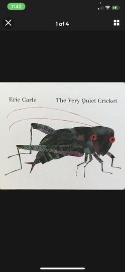 The Very Quiet Cricket LARGE 10 inch  Board Book: By Eric Carle