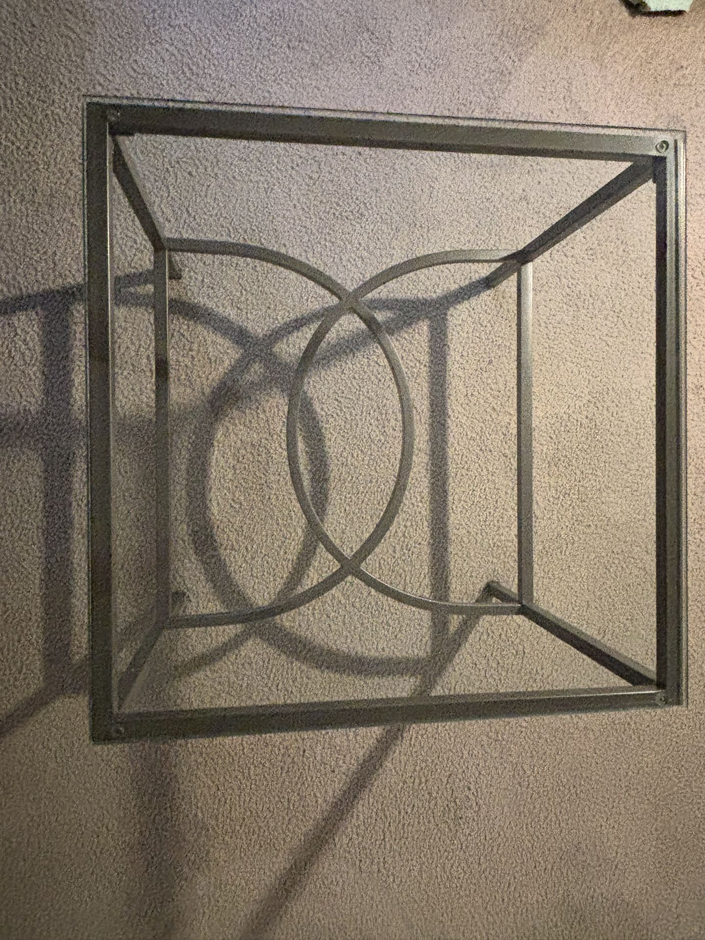 Glass Table For Indoor/outdoor Setting.