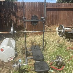 Weight Set And Bench Set