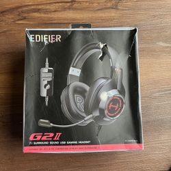 Gaming Headset PC PS4 USB Wires Gaming Headphones - Edified G2II