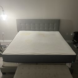 Bed With Two Box, Bed Frame And Bench