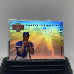 Darryl Strawberry 1992 Upper Deck “1983 Then Now 1993, 3-D Card” Card#TN8