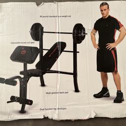 Marcy 2-Piece Weight Bench