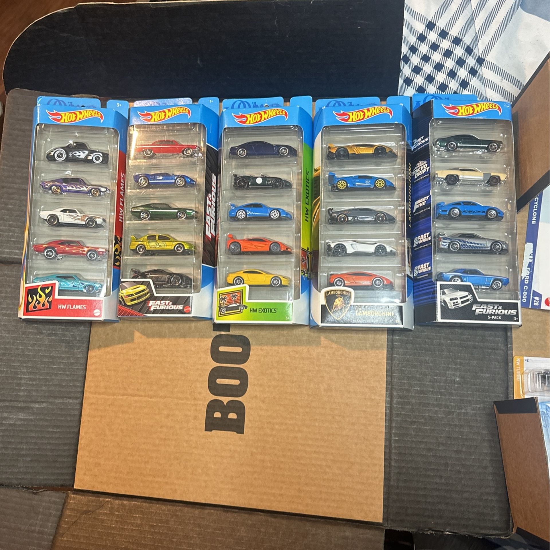 5 Pack Hot Wheels