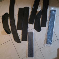 Genesis side skirts, and front spliter.