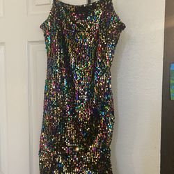 Sequin Dress By Almost Famous 