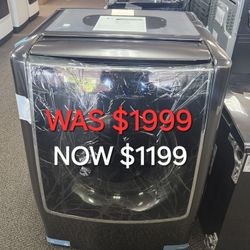 9.0 Cu. Ft. Vented Smart Electric Dryer In Blk Stainless Steel