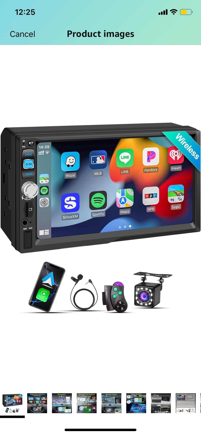 Car Stereo Smart Touch Screen With Backup Camera New $69
