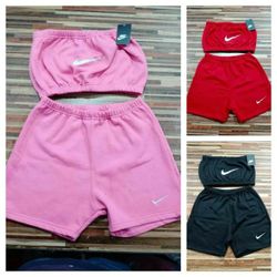 2pc Nike Set, Red, black and pink
