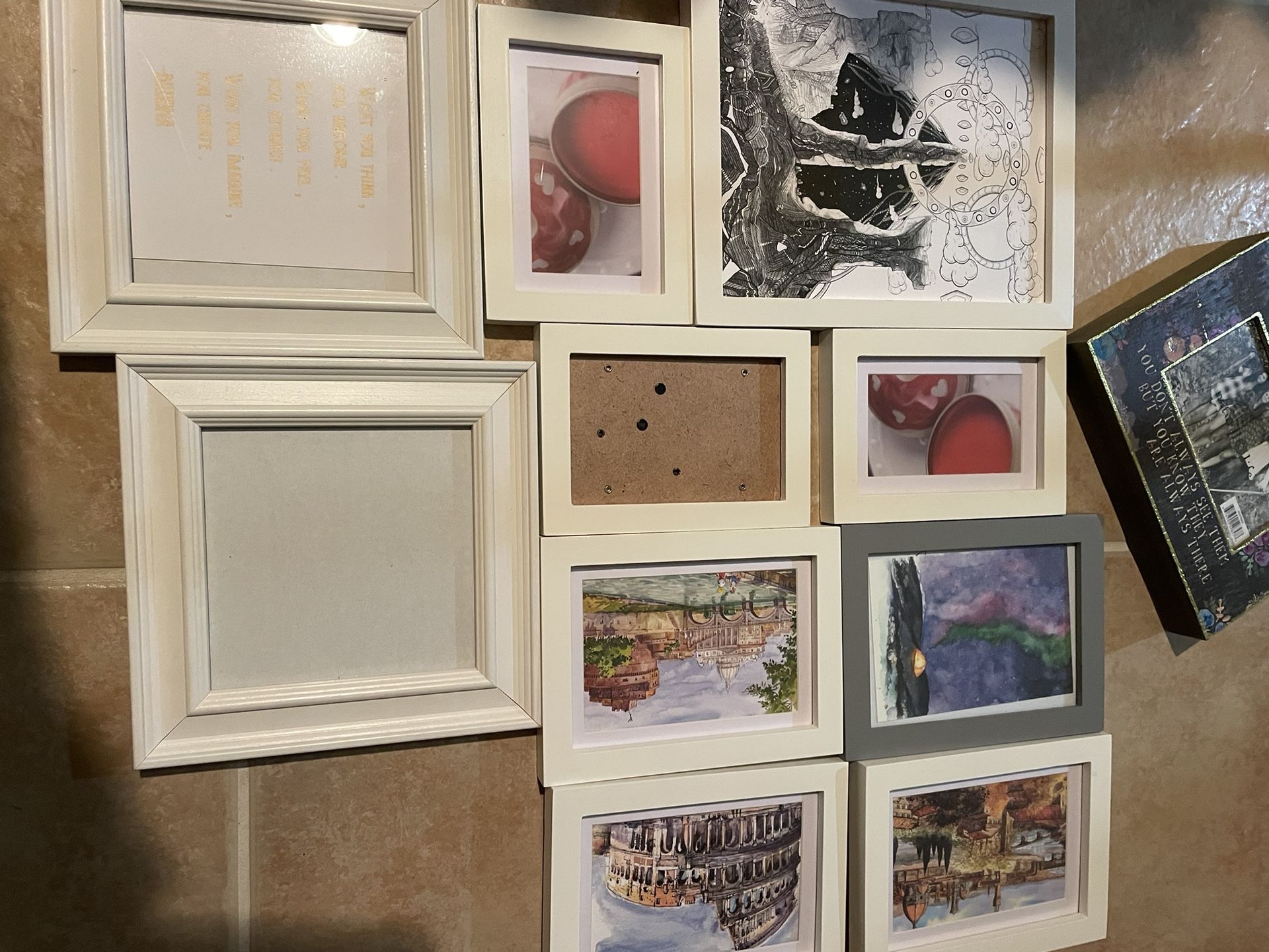 White Photo Frame lot