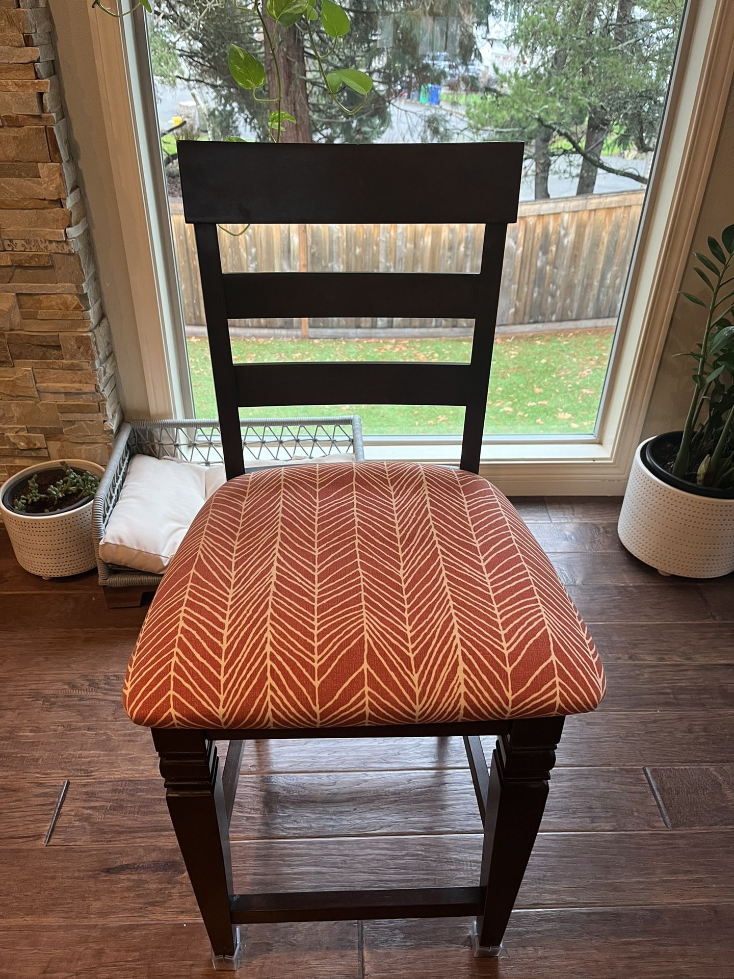 Like New Solid Wood Barstool