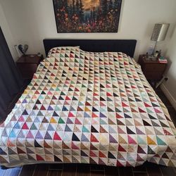 Never Used! Handmade Quilt - Queen Size