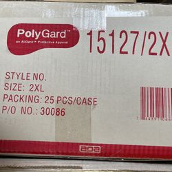 PPE personal protective coverall  size 2x