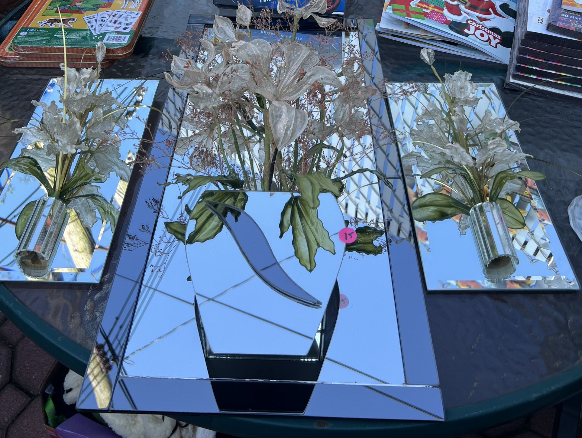 Floral Glass Artwork