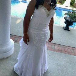 White Wedding Dress 