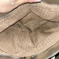 Silver GUESS Tote Purse