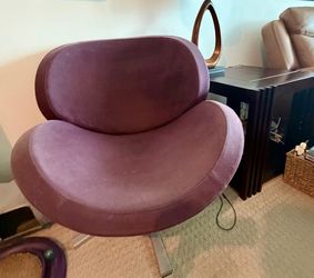 Brown swivel chair