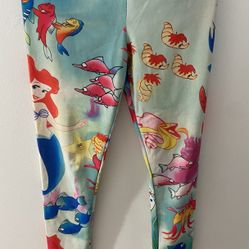 Little Mermaid Leggings Can Be Used For Swimming Small
